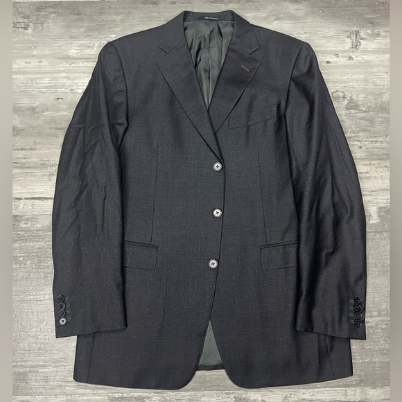 Ermenegildo Zegna Charcoal Grey Sport Coat 42R